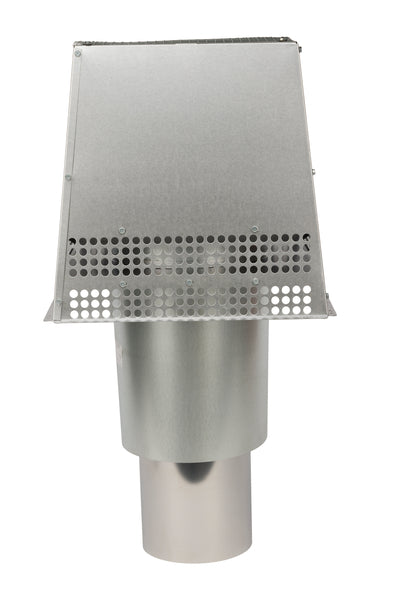 Majestic Trapezoid Vertical Venting Wood Termination Cap for SL300 Series Pipe