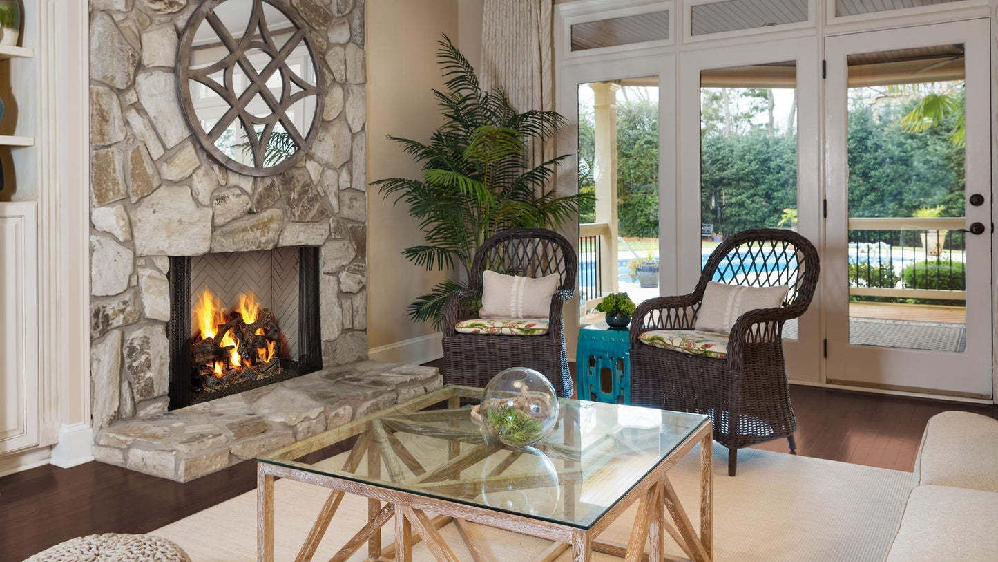 Majestic Ashland 36" Radiant Traditional Wood Burning Fireplace