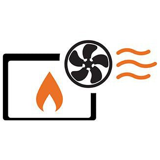 Majestic 160 CFM Fireplace Fan Kit With Rheostat and Temperature Sensor