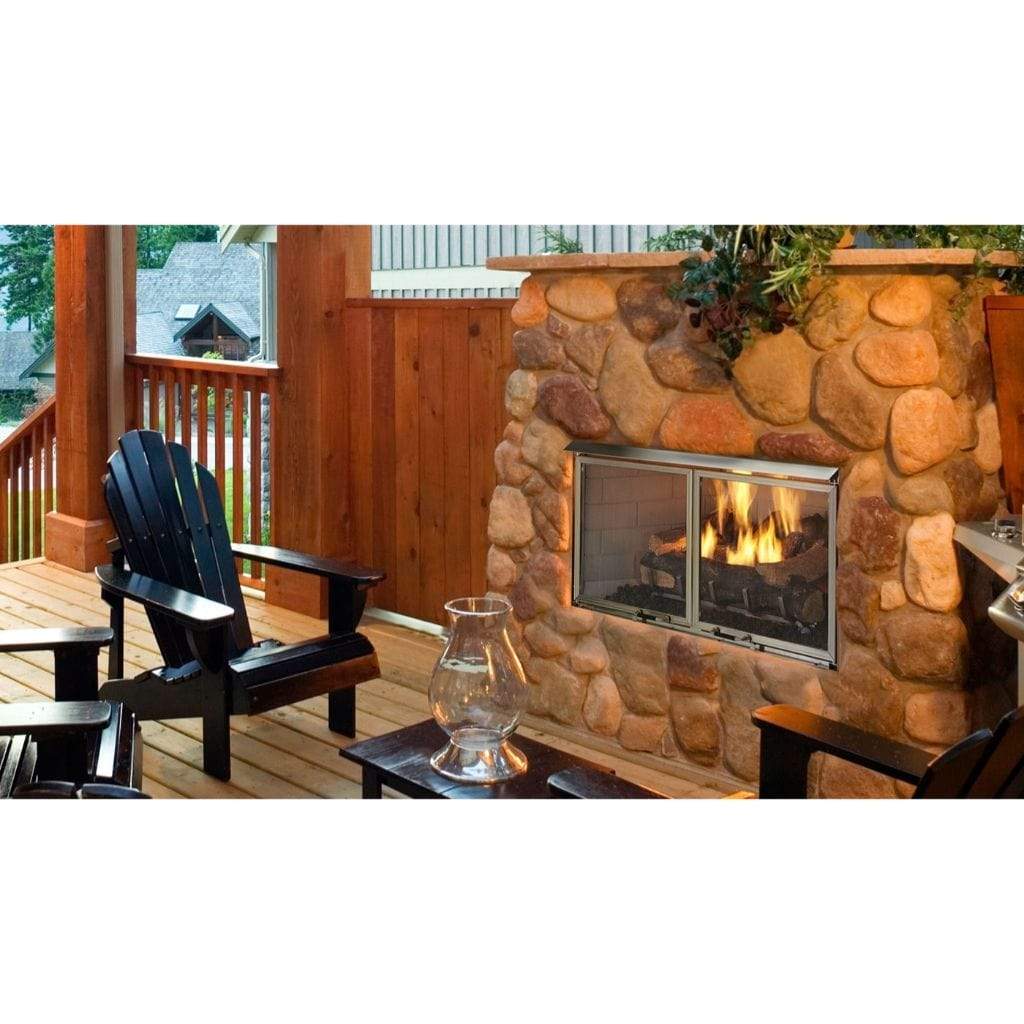 Majestic Villa Gas 36" Traditional Outdoor Vent Free Gas Fireplace