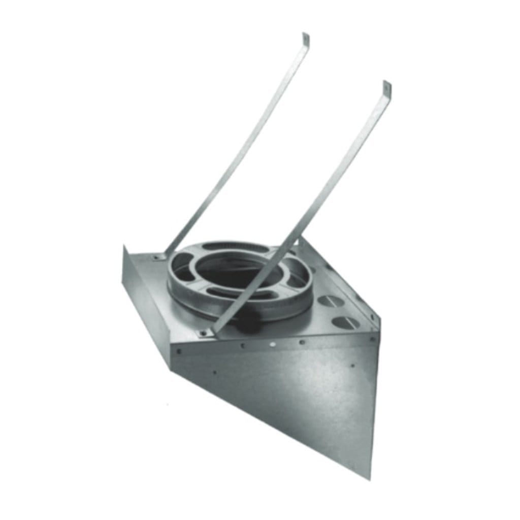 Majestic DuraPlus 6" Galvanized Steel Tee Support Bracket