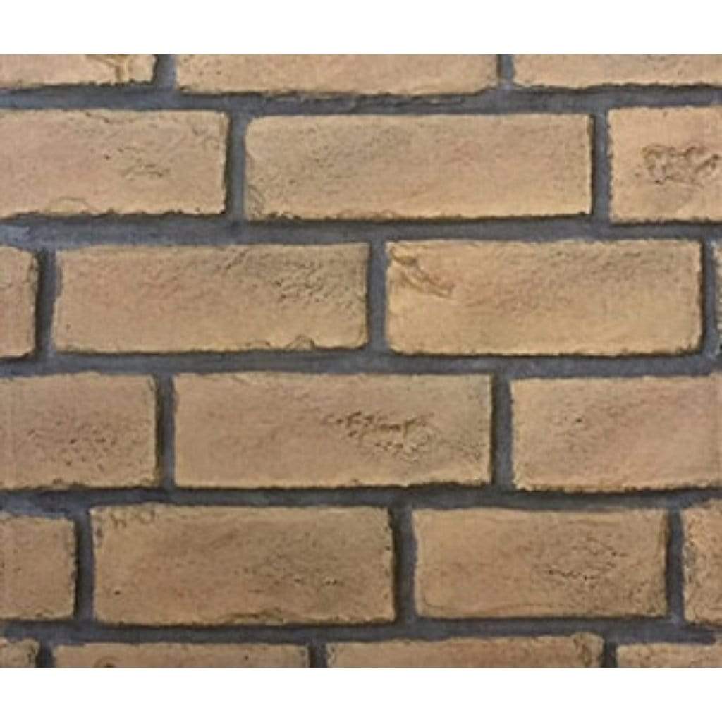 Majestic Traditional Brick Refractory Panels for Fortress See-Through Gas Fireplace