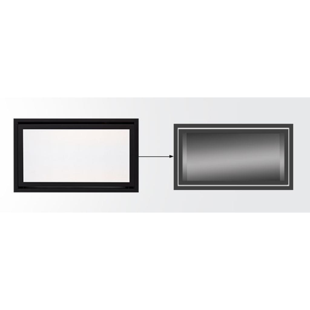 Majestic 2-Piece Bronze Clean Face Trim for Echelon II See-Through 48" Gas Fireplace