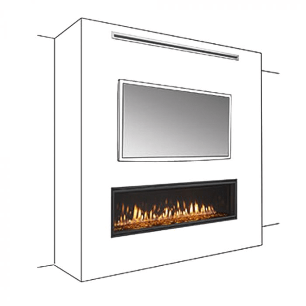 Majestic Ducted Passive Heat Kit for Front Discharge for Echelon II 72" Gas Fireplace