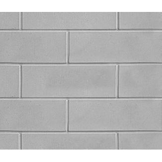 Majestic Natural Gray Traditional Brick Refractory Extension for Ashland Wood Burning Fireplace