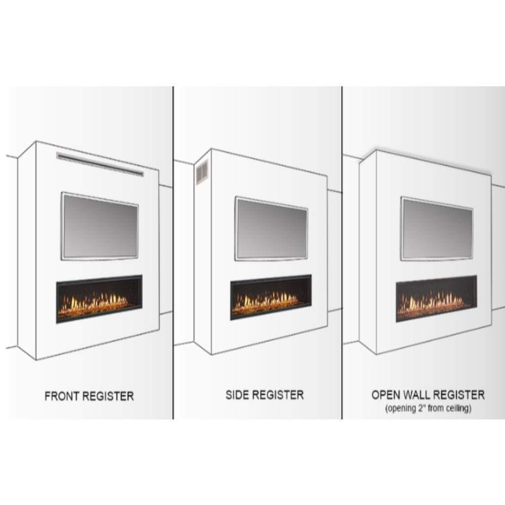 Majestic Passive Heat Trim Kit for Side Discharge for Jade, Meridian Series and DVLinear Gas Fireplaces