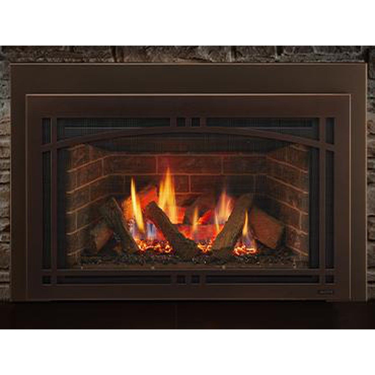 Majestic Ruby 30" Traditional Direct Vent Natural Gas Fireplace Insert With IntelliFire Touch Ignition System
