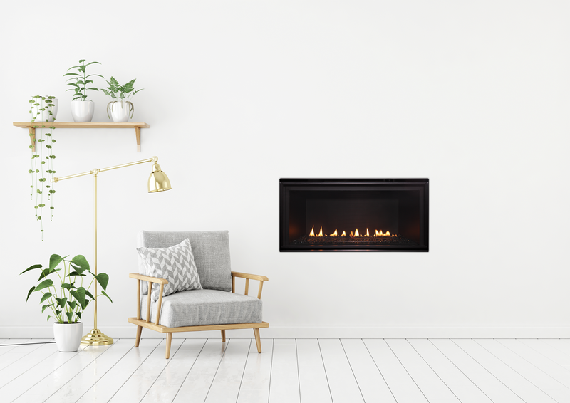 Majestic DVLinear 36" Linear Contemporary Direct Vent Natural Gas Fireplace With IntelliFire Ignition System