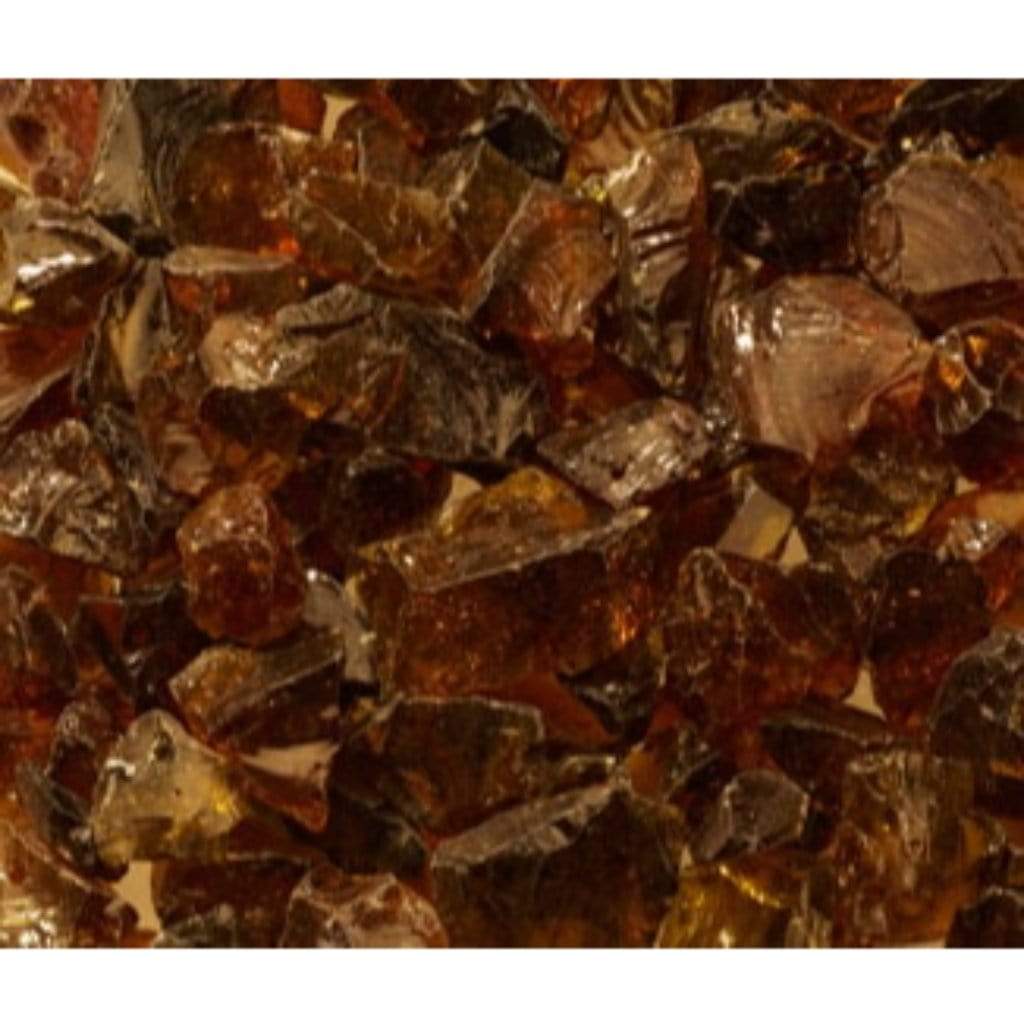 20 Lbs. Reflective Crushed Fire Glass Media