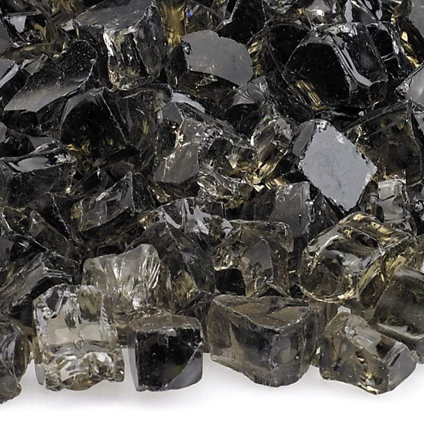 21 Lbs. Bronze Reflective Crushed Fire Glass Media