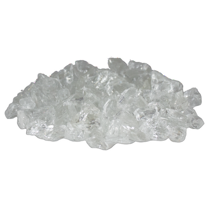 21 Lbs. Crystal Reflective Crushed Fire Glass Media