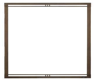 Majestic Bronze Firescreen Front for Marquis II See-Through 42" Gas Fireplace