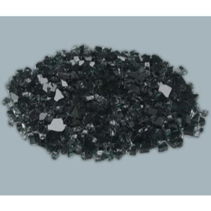 Majestic 12 Lbs. Onyx Reflective Crushed Fire Glass Media