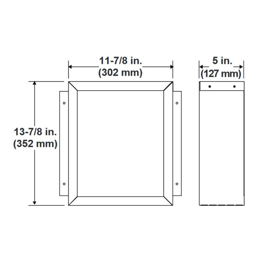 Majestic 12"x14" DVP-BEK2 10-Pack Brick Extension Kit