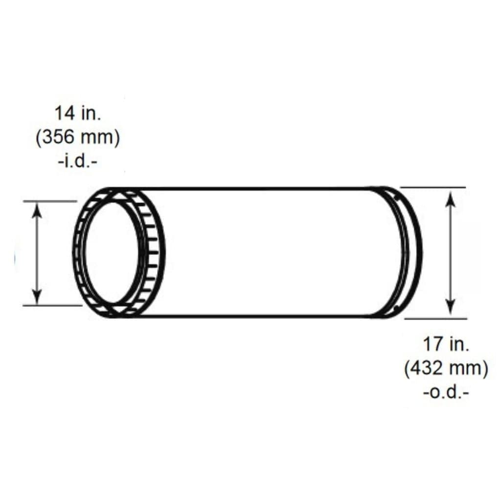 Majestic 14" Dura Vent DuraChimney ll Chimney Pipe Section