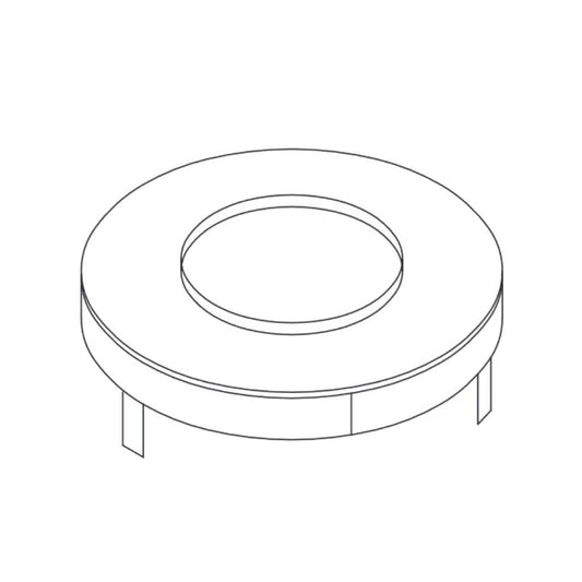 Majestic 14.5" LINK-ZC-ADPB Round Flashing Adapter Kit