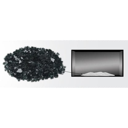 Majestic 18 Lbs. Onyx Reflective Crushed Fire Glass Media