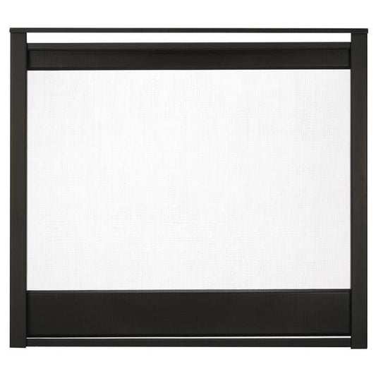Majestic 2-Piece Black Multi-Side Firescreen Front for Pier & See-Through Gas Fireplaces