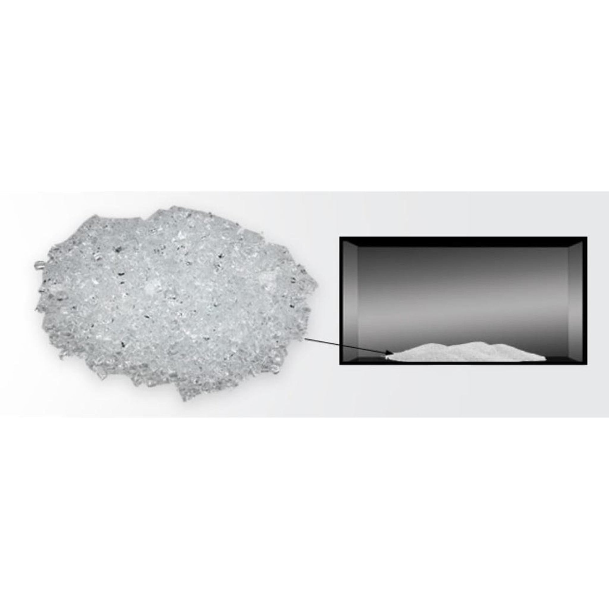 Majestic 21 Lbs. Diamond Reflective Crushed Fire Glass Media