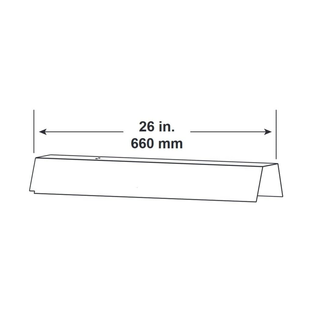 Majestic 26" DVP-HSM-B 6-Pack Trimmable Heat Shield