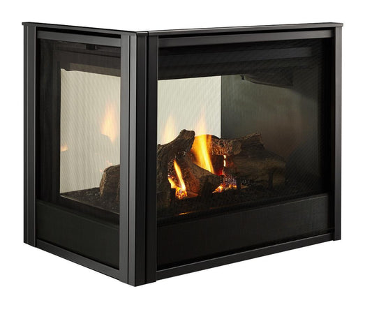 Majestic 36" Pier Traditional Multi-Sided Top/Rear Direct Vent Gas Fireplace w/ IntelliFire Touch Ignition System