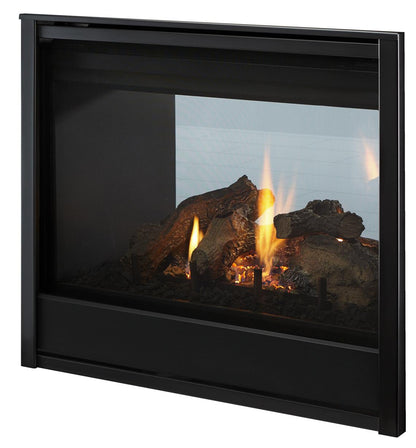 Majestic 36" See-Through Traditional Multi-Sided Top/Rear Direct Vent Gas Fireplace w/ IntelliFire Touch Ignition System