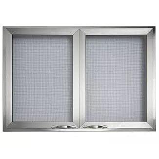 Majestic 36" Stainless Steel Mesh Door for Vesper Gas Fireplace