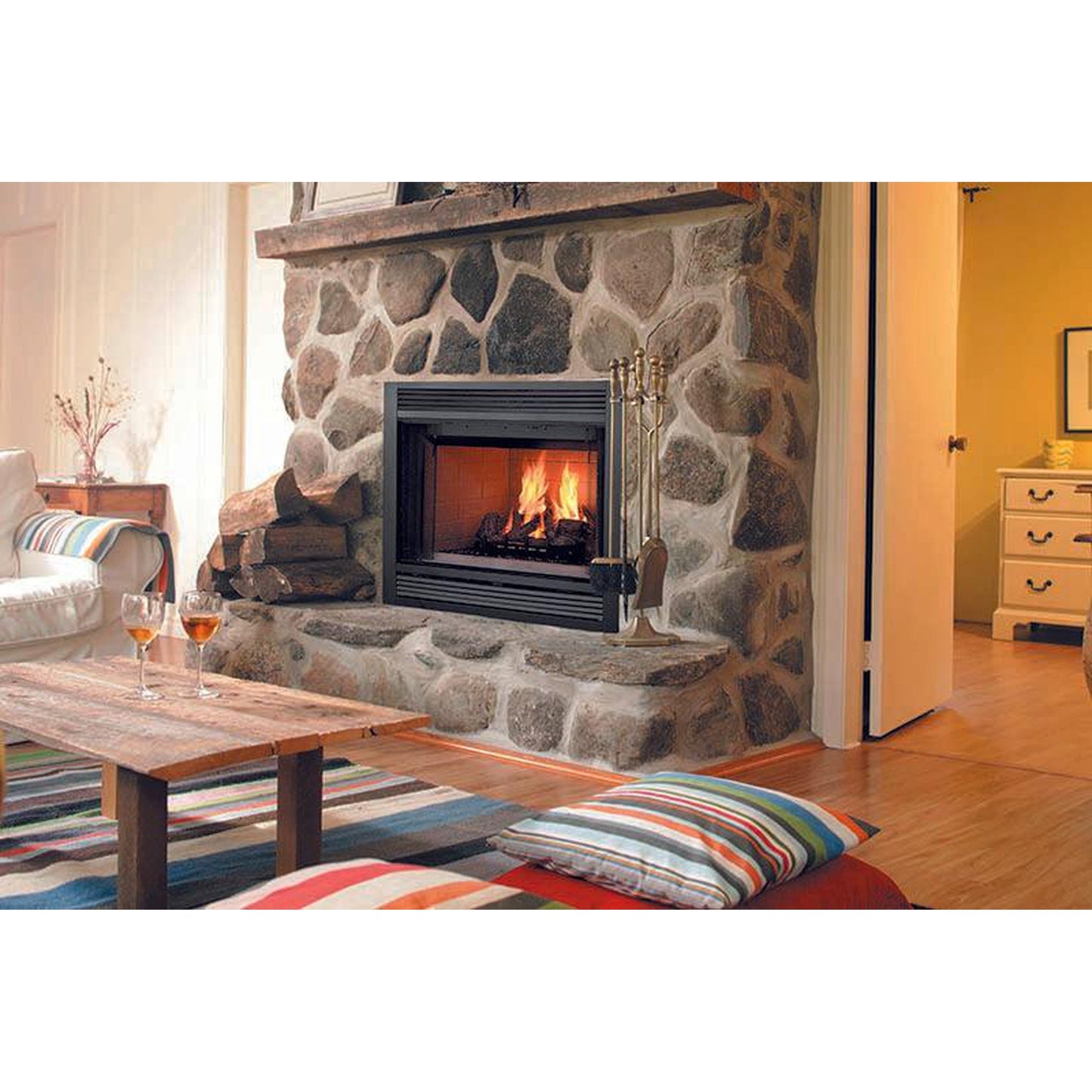 Majestic Sovereign 42" Heat Circulating Traditional Wood Burning Fireplace