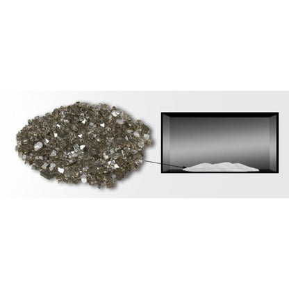 Majestic 6 Lbs. Bronze Reflective Crushed Fire Glass Media