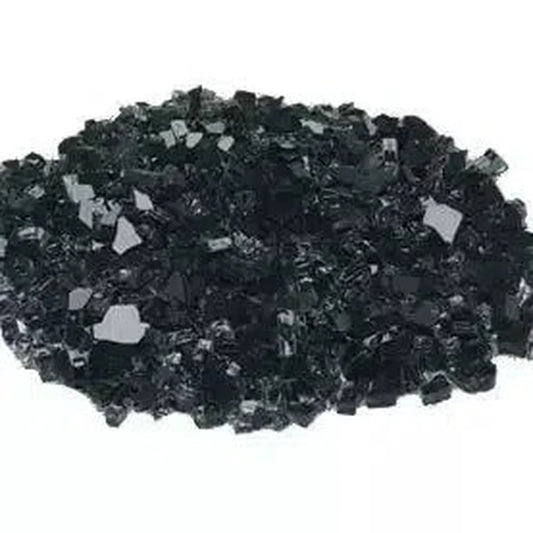 Majestic 6 Lbs. Onyx Reflective Crushed Fire Glass Media