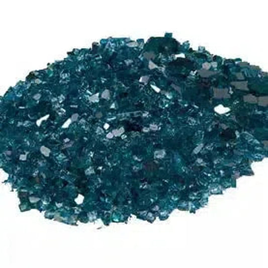 Majestic 6 Lbs. Sapphire Reflective Crushed Fire Glass Media
