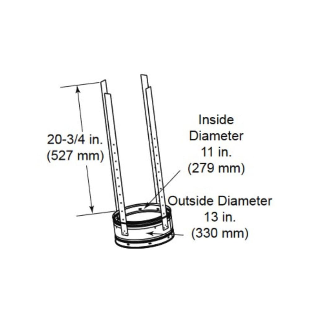 Majestic 6" SL11 Chimney Stabilizer for SL1100 Series Pipe