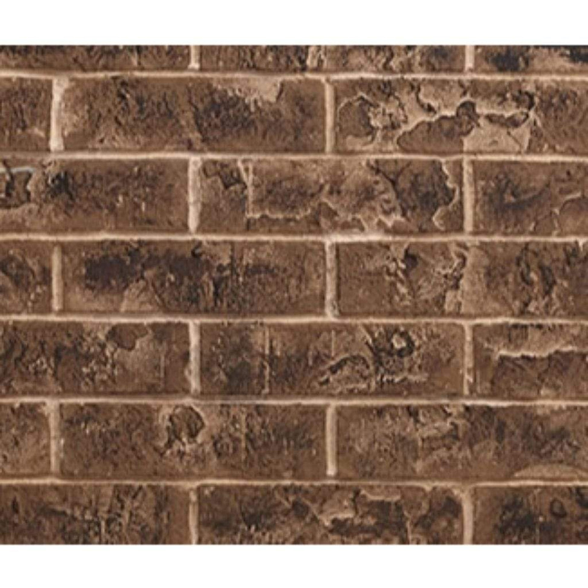 Majestic Tavern Brown Traditional Brick Interior Panels for Marquis II 42" Gas Fireplace
