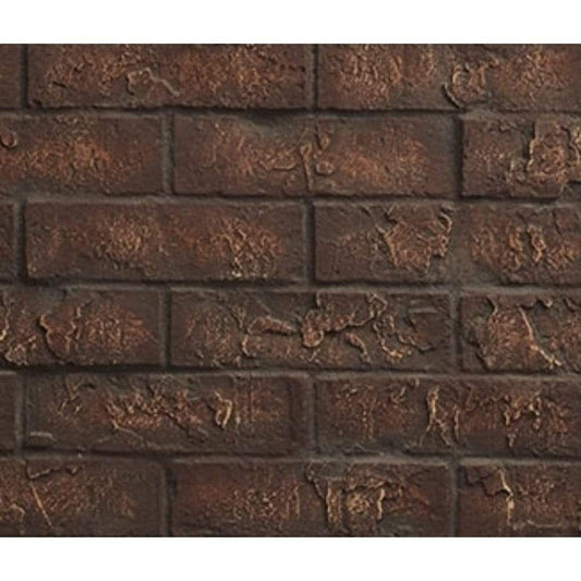 Majestic Cottage Red Brick Interior Panels for Marquis II See-Through 42" Gas Fireplace