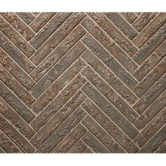 Majestic Brown Premium Herringbone Interior Panels for Courtyard 42" Gas Fireplace