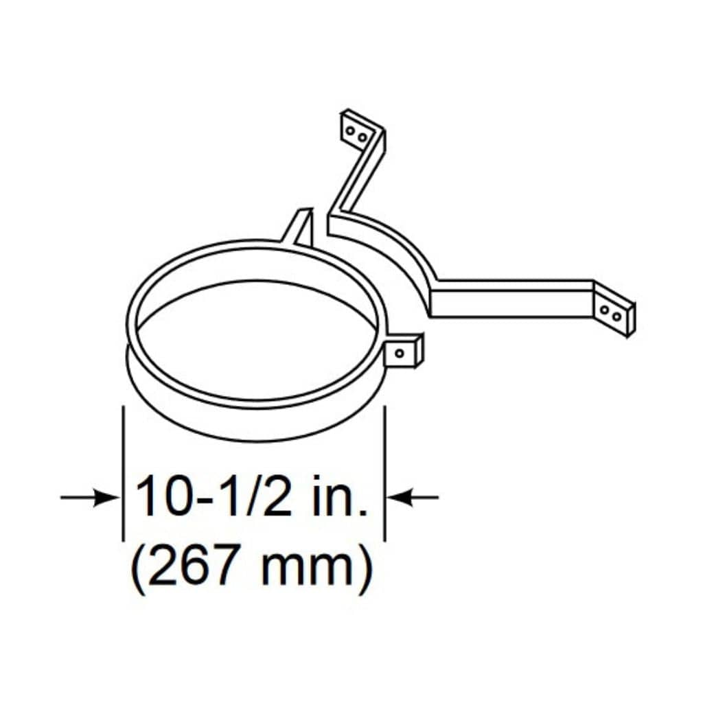 Majestic CB876 3-Pack Chimney Bracket for SL300 Series Pipe