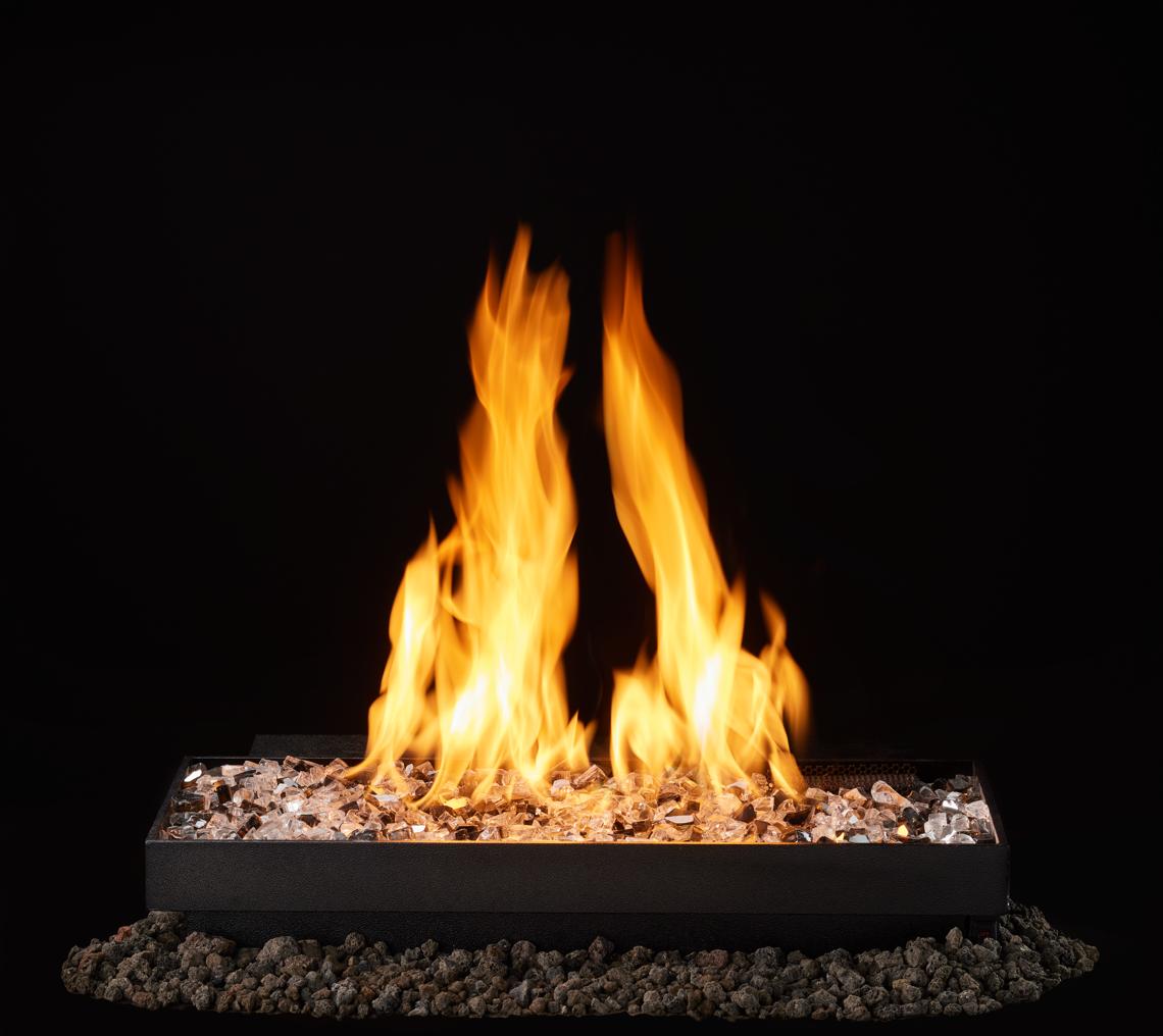 Majestic Contemporary 30" IPI Ignition Vented Propane Gas Burner / Hearth Kit