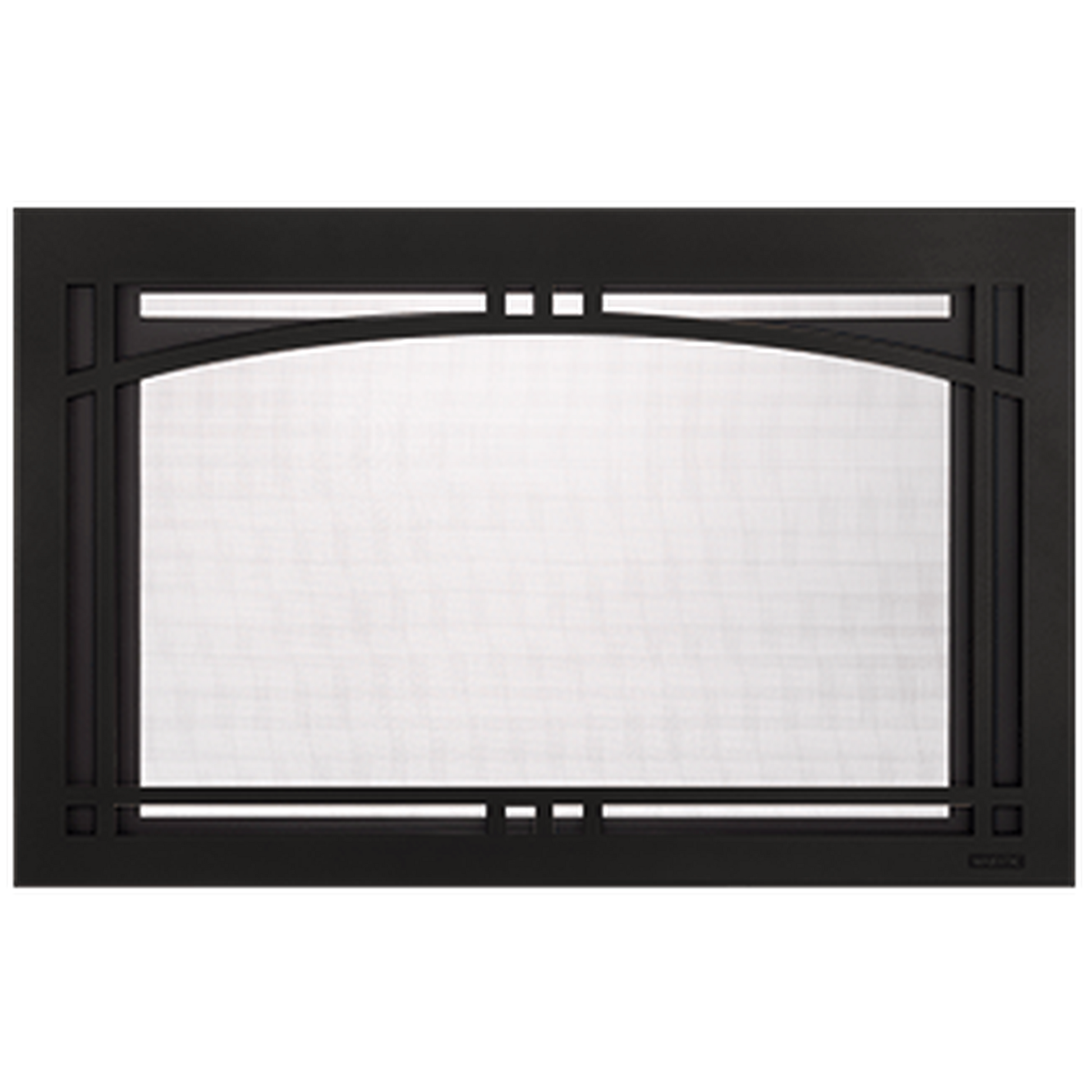 Majestic New Bronze Contemporary Arch Front for Jasper and Ruby 30" Fireplace Inserts