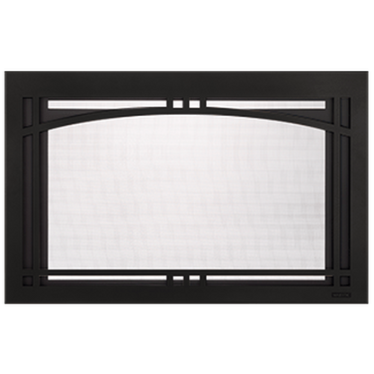 Majestic New Bronze Contemporary Arch Front for Jasper and Ruby 30" Fireplace Inserts