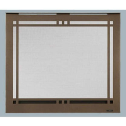 Majestic Contemporary Rectangular Door for Meridian Series Direct Vent Fireplaces