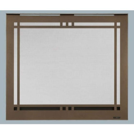 Majestic Contemporary Rectangular Door for Meridian Series Direct Vent Fireplaces