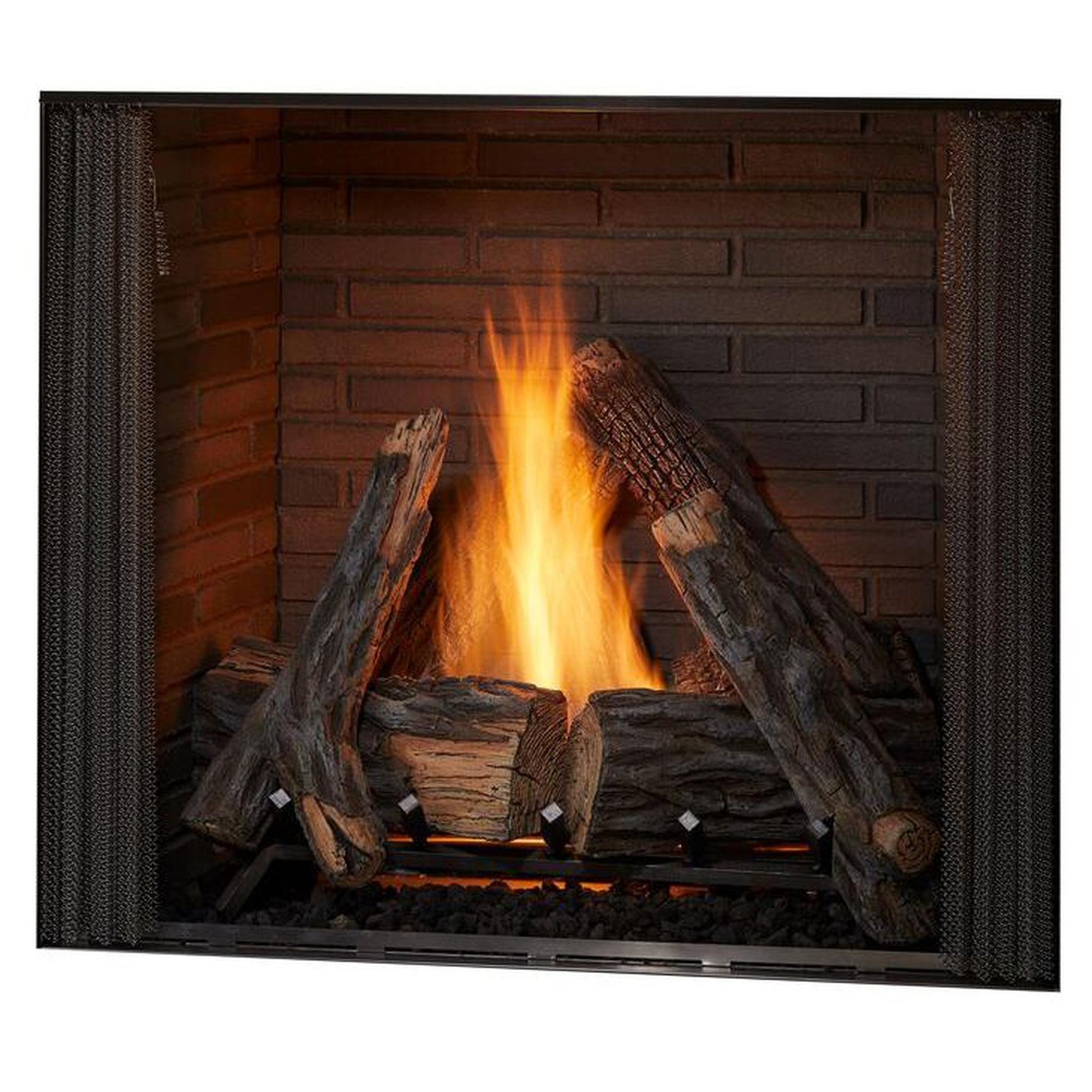 Majestic Courtyard 36" Traditional Outdoor Vent-Free Natural Gas Fireplace With IntelliFire Ignition System