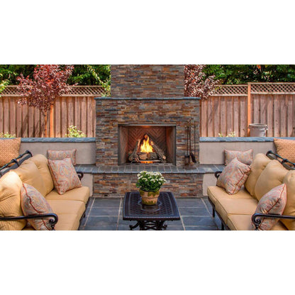 Majestic Courtyard 42" Traditional Outdoor Vent-Free Natural Gas Fireplace With IntelliFire Ignition System
