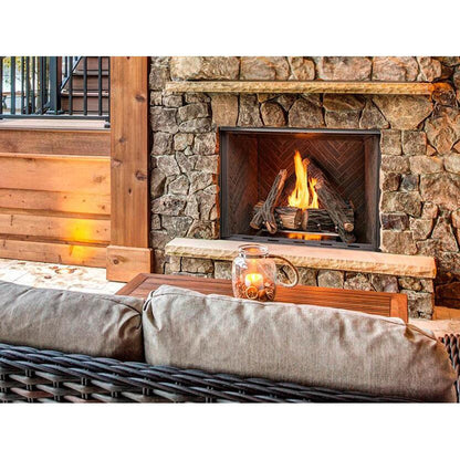 Majestic Courtyard 42" Traditional Outdoor Vent-Free Natural Gas Fireplace With IntelliFire Ignition System