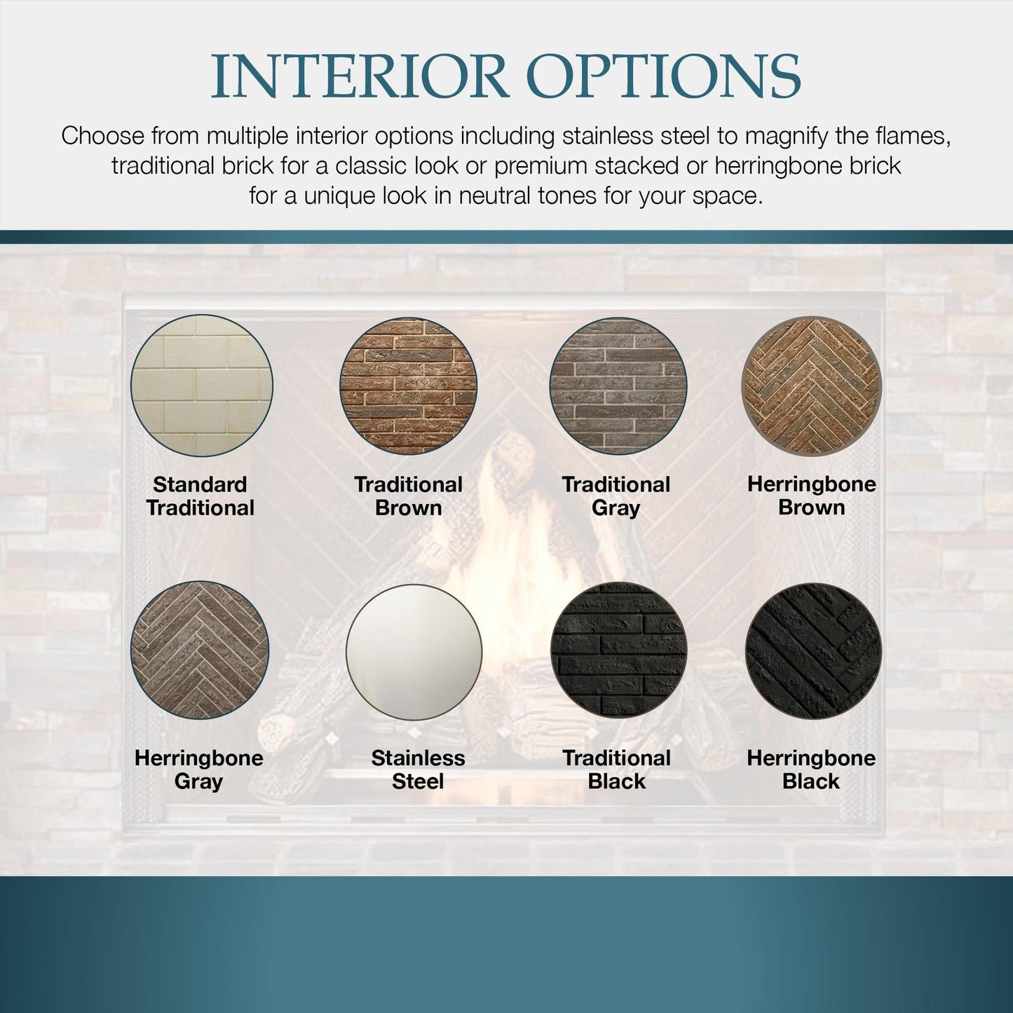 Majestic Courtyard 42" Traditional Outdoor Vent-Free Natural Gas Fireplace With Traditional Stacked Concrete Refractory and IntelliFire Ignition System