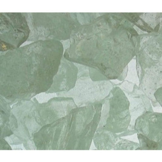 Majestic Crystal Non-Reflective Crushed Glass Media for Lanai 48" Outdoor Gas Fireplace