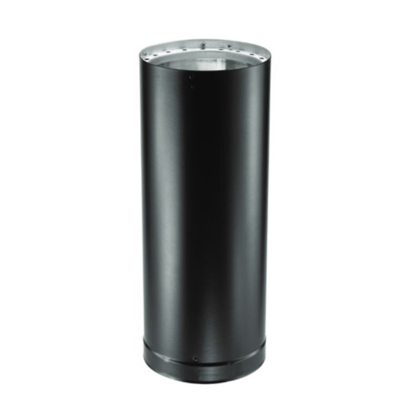 Majestic DVL 6" x 18" Black Double-Wall Pipe