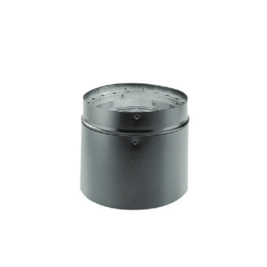 Majestic DVL 6" x 6" Black Adjustable Double-Wall Pipe