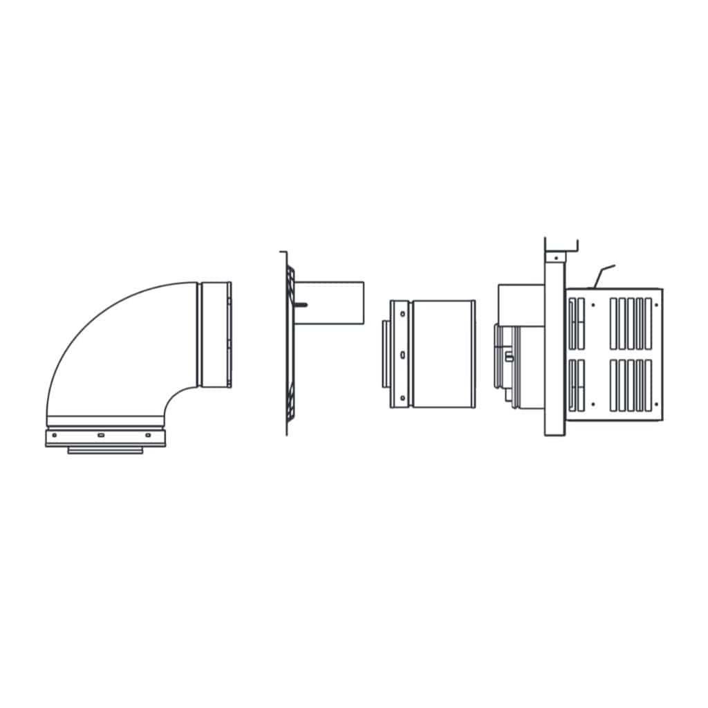 Majestic DVP-TRAPK1 Horizontal Termination Kit