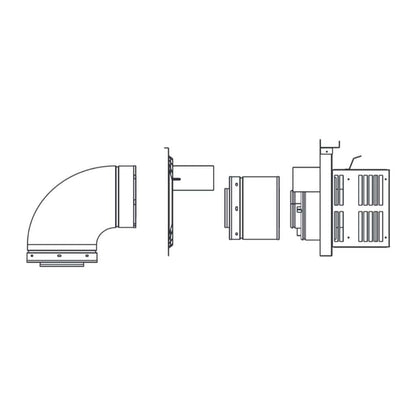 Majestic DVP-TRAPK1 Horizontal Termination Kit